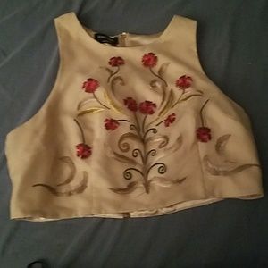 Nude two piece outfit set